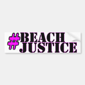 Adesivo Para Carro etiqueta do orgulho do #Beachjustice