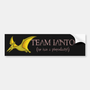 Adesivo Para Carro Etiqueta do Pterodactyl de Ianto- da equipe