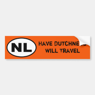 Adesivo Para Carro Etiqueta dos NL - tenha Dutchness viajará