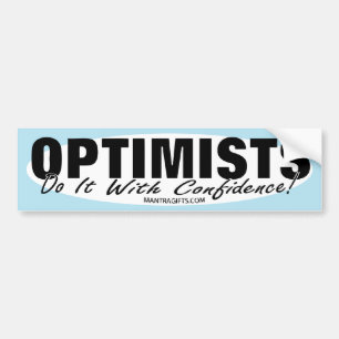 ADESIVO PARA CARRO ETIQUETA DOS OPTIMISTA