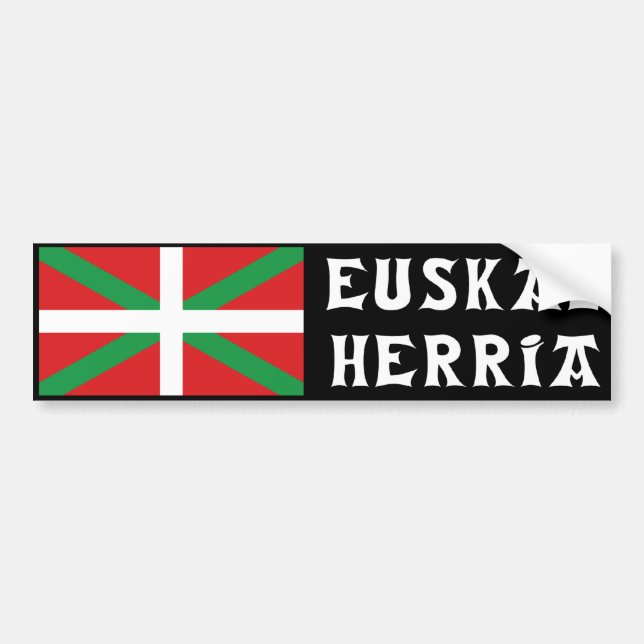 Adesivo Para Carro etiqueta euskal do herria (Frente)