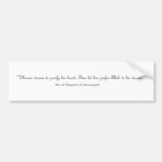 Adesivo Para Carro Etiqueta islâmica das citações