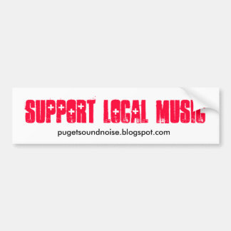 Adesivo Para Carro Etiqueta local da música do apoio