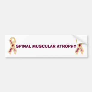 ADESIVO PARA CARRO ETIQUETA MUSCULAR ESPINAL DA ATROFIA