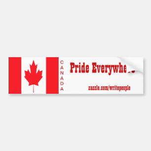 Adesivo Para Carro etiqueta-orgulho abundante canadense em toda parte