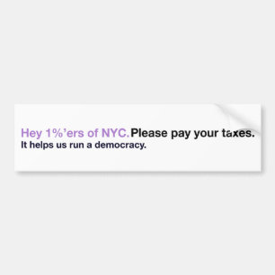 Adesivo Para Carro Etiquetas do metro de NYC (edição da democracia)
