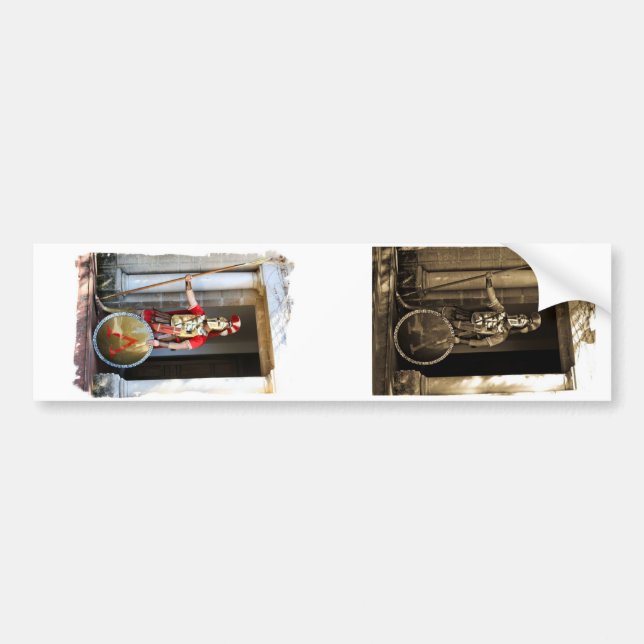 Adesivo Para Carro etiquetas espartanos (Frente)