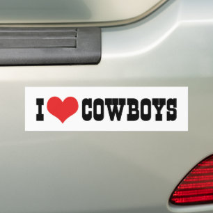 Adesivo Para Carro Eu Adoro Bumper Sticker