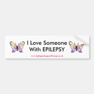 Adesivo Para Carro Eu amo alguém com EPILEPSIA