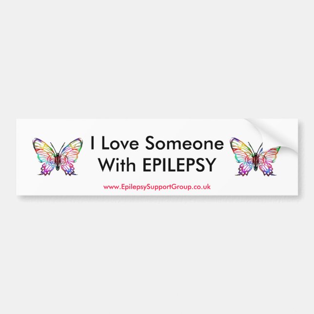 Adesivo Para Carro Eu amo alguém com EPILEPSIA (Frente)