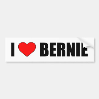 ADESIVO PARA CARRO "EU AMO BERNIE"
