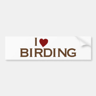 Adesivo Para Carro Eu amo Birding