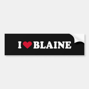 ADESIVO PARA CARRO EU AMO BLAINE