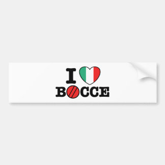 Adesivo Para Carro Eu Amo Bocce