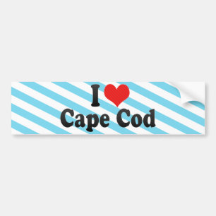 Adesivo Para Carro Eu amo Cape Cod