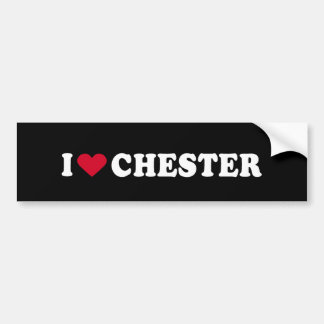 ADESIVO PARA CARRO EU AMO CHESTER