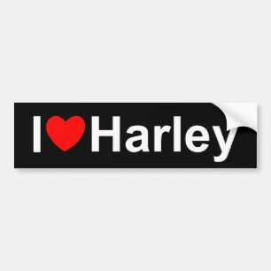 Adesivo Para Carro Eu amo (coração) Harley