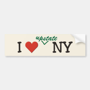 Adesivo Para Carro Eu amo DO NORTE DO ESTADO NY
