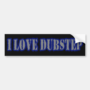 ADESIVO PARA CARRO EU AMO DUBSTEP