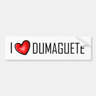 ADESIVO PARA CARRO EU AMO DUMAGUETE