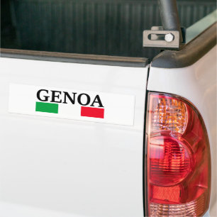 Adesivo Para Carro Eu amo Génova