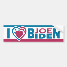 Adesivo Para Carro Eu Amo Joe Biden