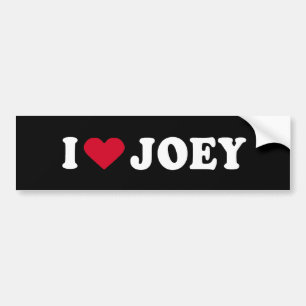 ADESIVO PARA CARRO EU AMO JOEY