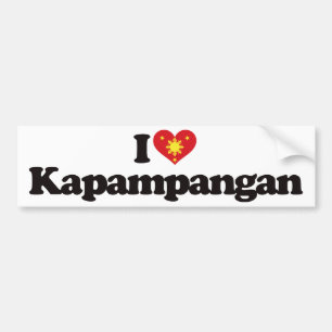 Adesivo Para Carro Eu amo Kapampangan