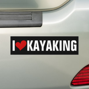 ADESIVO PARA CARRO EU AMO KAYAKING