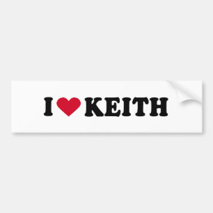 ADESIVO PARA CARRO EU AMO KEITH