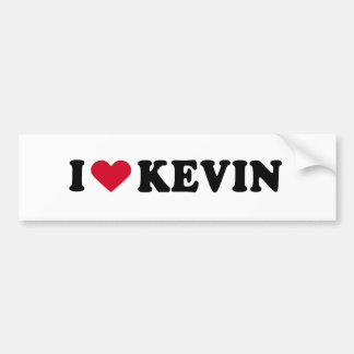 ADESIVO PARA CARRO EU AMO KEVIN
