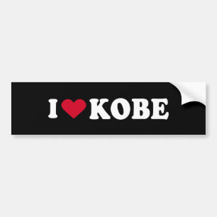 ADESIVO PARA CARRO EU AMO KOBE