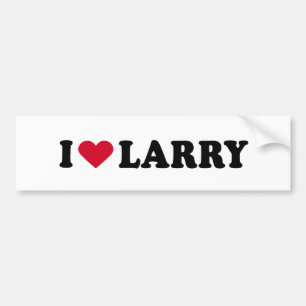 ADESIVO PARA CARRO EU AMO LARRY