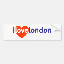 Adesivo Para Carro Eu amo Londres