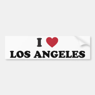 Adesivo Para Carro Eu amo Los Angeles