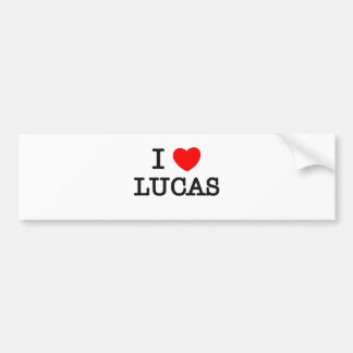 Adesivo Para Carro Eu amo Lucas