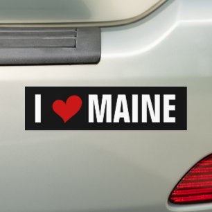 ADESIVO PARA CARRO EU AMO MAINE