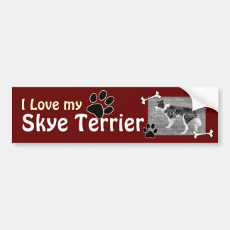 Adesivo Para Carro Eu amo meu autocolante no vidro traseiro de Skye