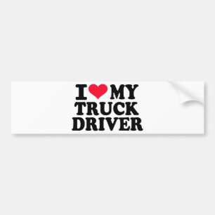 Adesivo Para Carro Eu amo meu camionista