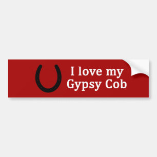Adesivo Para Carro Eu Amo Meu Cavalo De Bolas Gypsy