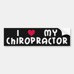 Adesivo Para Carro Eu amo meu Chiropractor