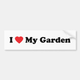 Adesivo Para Carro Eu amo meu jardim