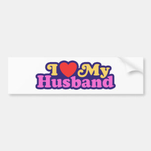 Adesivo Para Carro Eu amo meu marido