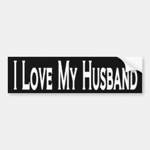 Adesivo Para Carro Eu amo meu marido