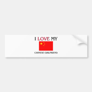 Adesivo Para Carro Eu amo meu namorada chinês