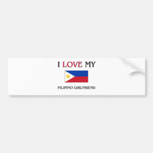 Adesivo Para Carro Eu amo meu namorada filipino