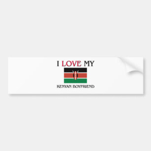 Adesivo Para Carro Eu amo meu namorado do Kenyan