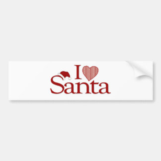 Adesivo Para Carro Eu amo meu papai noel