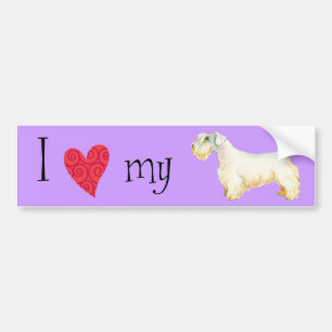 Adesivo Para Carro Eu amo meu Sealyham Terrier
