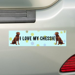 Adesivo Para Carro Eu amo minha Baía de Chesapeake..